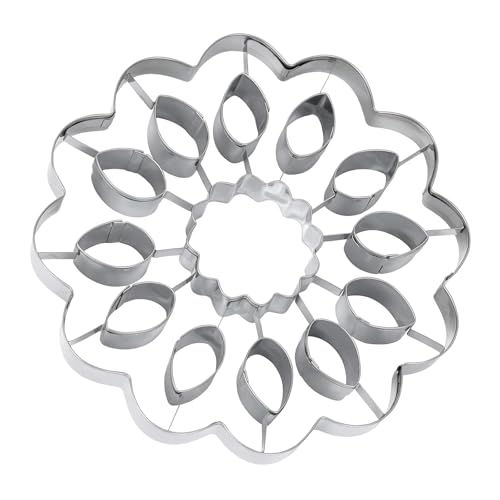 Kuchenform in Sonnenblumen-Form, Edelstahl, Kuchenkrusten-Ausstechform, dekorative Dessertform für kreative Backbegeisterte Kuchenform in Sonnenblumen-Form, Edelstahl, Kuchenkrusten-Ausstechform, dekorative Dessertform für kreative Backbegeisterte von DAYnagh