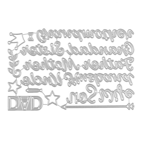 Metallprägeschablonen mit großen Buchstaben, Karbonstahl, Stanzformen für Kartenherstellung, Scrapbooking, Alben, Papierbasteln Metallprägeschablonen mit großen Buchstaben, Karbonstahl, Stanzformen für Kartenherstellung, Scrapbooking, Alben, Papierbasteln von DAYnagh