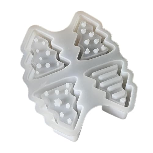 Silikonformen Gießformen Weihnachten, 4 Kavitäten Silikonform, Silikon Gießform Kerzenform, Giessformen Silikon Gipsformen Zum Gießen Silikonformen Gießformen Weihnachten, 4 Kavitäten Silikonform, Silikon Gießform Kerzenform, Giessformen Silikon Gipsformen Zum Gießen von DAYnagh