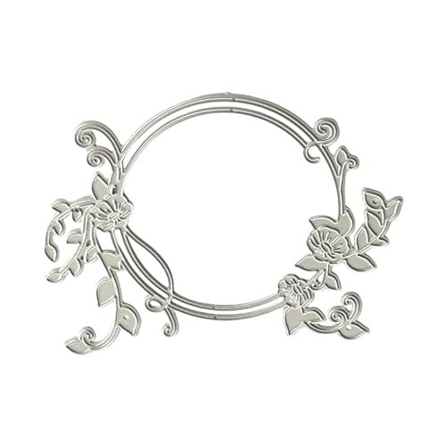 Stanzform mit Blumenkranz, für Scrapbooking, Kartenherstellung, Fotoalbum, dekorative Prägepapier-Stanzform, Karbonstahl, Kartenherstellung, Metallschablonen Stanzform mit Blumenkranz, für Scrapbooking, Kartenherstellung, Fotoalbum, dekorative Prägepapier-Stanzform, Karbonstahl, Kartenherstellung, Metallschablonen von DAYnagh