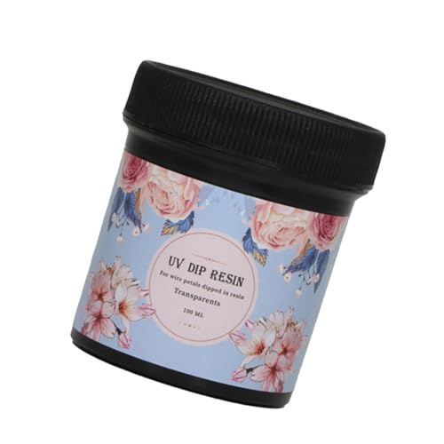 Tragbare 50 g/100 g UV-Kristalle, klares Harz für Schmuckherstellung und Basteldekoration, mit einfach zu bedienenden Funktionen, Designs, hochtransparentes Epoxidharz Tragbare 50 g/100 g UV-Kristalle, klares Harz für Schmuckherstellung und Basteldekoration, mit einfach zu bedienenden Funktionen, Designs, hochtransparentes Epoxidharz von DAYnagh