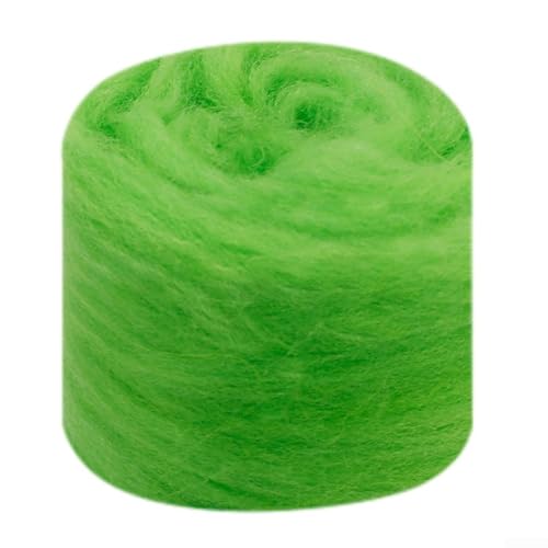 10 g Wollfaser für künstlerisches Nadelfilzen, verschönern Sie Ihre Bastelarbeiten mit weicher Wolle (22#) von DAZZLEEX