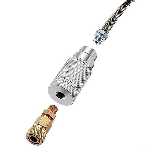 DAZZLEEX Kompressor-Öl-Wasser-Abscheider-Set, 40 MPa, 0,5 m, Hochdruck-PCP-Luftfilter, Kompressor-Öl-Wasser-Abscheider von DAZZLEEX