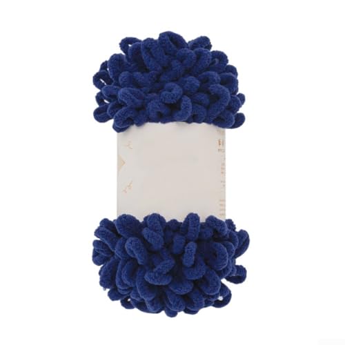 Flauschiges, grobes Garn, 100 g, weiches Polyester-Fingerschlaufengarn für gemütliche Babydecken (021) von DAZZLEEX