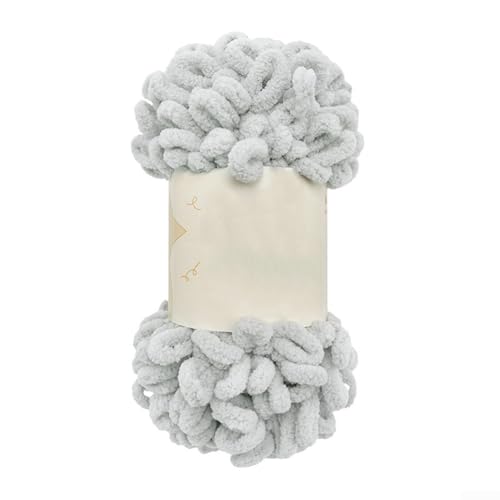 Flauschiges, grobes Garn, 100 g, weiches Polyester-Fingerschlaufengarn für gemütliche Babydecken (025) von DAZZLEEX