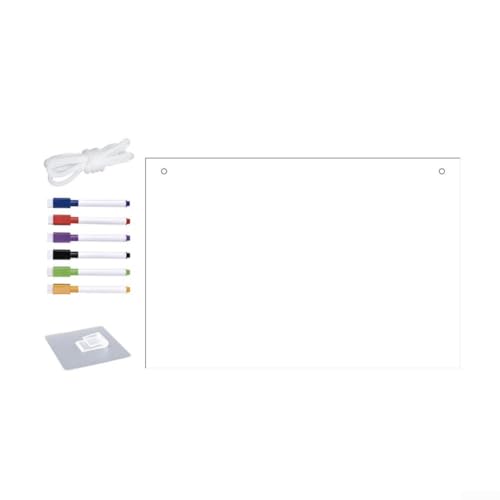 Transparentes Acryl-Monatsplanungstafel, 3D-Kalender-Set zum Aufhängen, für Veranstaltungsverfolgung und Organisation (F) von DAZZLEEX