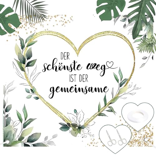 Hochzeitslaken zum Ausschneiden 200x180cm,Hochzeitsherz zum Ausschneiden,Herz Ausschneiden Hochzeit,Hochzeitslaken mit Scheren,für Hochzeitsdekorationen Und Hochzeitsspiele Für Frischvermählte Hochzeitslaken zum Ausschneiden 200x180cm,Hochzeitsherz zum Ausschneiden,Herz Ausschneiden Hochzeit,Hochzeitslaken mit Scheren,für Hochzeitsdekorationen Und Hochzeitsspiele Für Frischvermählte von DAZZTIME