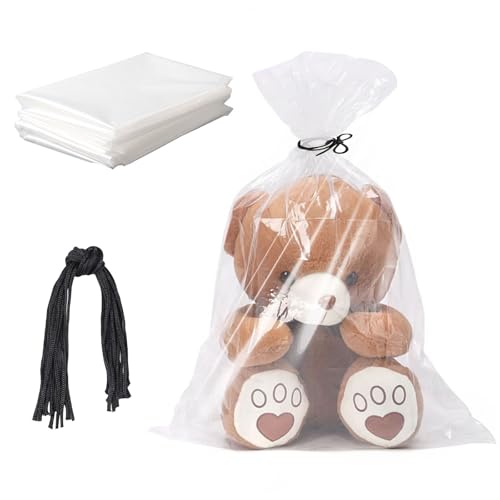 DBREAKS 10 Stück Extra Große Gaint durchsichtige Kunststoff-Aufbewahrungstaschen, Plastiktüten Groß 100x150CM, Riesige Aufbewahrungsbeutel, Plastiksäcke für Koffer, Möbel, Plüschtiere, Bürostühle DBREAKS 10 Stück Extra Große Gaint durchsichtige Kunststoff-Aufbewahrungstaschen, Plastiktüten Groß 100x150CM, Riesige Aufbewahrungsbeutel, Plastiksäcke für Koffer, Möbel, Plüschtiere, Bürostühle von DBREAKS