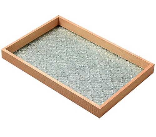 Holztablett für Kommode, einzigartige Geschenkidee für Ringe, Ohrringe, Halsketten und Armbänder, Flammenarbeit (Holz) von DBlosp