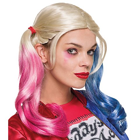 DC Comics Zopfperücke "Harley Quinn", blond/pink/blau von DC Comics