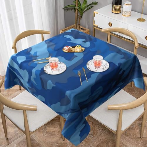 DCARSETCV Quadratische Tischdecke, bedruckt, 137,2 x 137,2 cm, Stoff-Tischdecke, waschbar, Tischdecke für Küche, Esszimmer, Hochzeit, Partys von DCARSETCV