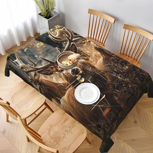 DCARSETCV Rechteckige Tischdecke, Motiv: Wildtiere, bedruckt, 228 x 152 cm, Stoff-Tischdecke, waschbar, Tischdecke für Küche, Esszimmer, Hochzeit, Partys DCARSETCV Rechteckige Tischdecke, Motiv: Wildtiere, bedruckt, 228 x 152 cm, Stoff-Tischdecke, waschbar, Tischdecke für Küche, Esszimmer, Hochzeit, Partys von DCARSETCV