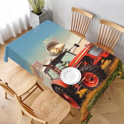 DCARSETCV Rechteckige Tischdecke, bedruckt, Motiv: Bauernhof-Traktor, 228 x 152 cm, Stoff-Tischdecke, waschbar, Tischdecke für Küche, Esszimmer, Hochzeit, Partys DCARSETCV Rechteckige Tischdecke, bedruckt, Motiv: Bauernhof-Traktor, 228 x 152 cm, Stoff-Tischdecke, waschbar, Tischdecke für Küche, Esszimmer, Hochzeit, Partys von DCARSETCV