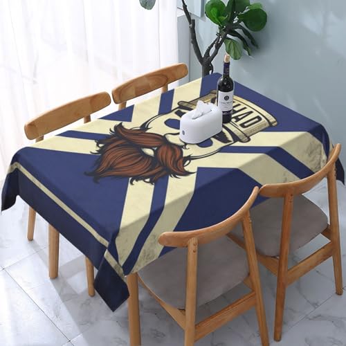DCARSETCV Rechteckige Tischdecke im schottischen Retro-Stil, 183 x 137 cm, Stoff-Tischdecke, waschbar, Tischdecke für Küche, Esszimmer, Dekoration, Hochzeitsfeiern DCARSETCV Rechteckige Tischdecke im schottischen Retro-Stil, 183 x 137 cm, Stoff-Tischdecke, waschbar, Tischdecke für Küche, Esszimmer, Dekoration, Hochzeitsfeiern von DCARSETCV