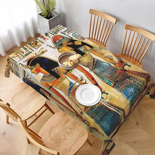 DCARSETCV Rechteckige Tischdecke mit Aufdruck "Women in Ancient Egypt", 228 x 152 cm, Stofftischdecke, waschbar, Tischdecke für Küche, Esszimmer, Dekoration, Hochzeitsfeiern DCARSETCV Rechteckige Tischdecke mit Aufdruck "Women in Ancient Egypt", 228 x 152 cm, Stofftischdecke, waschbar, Tischdecke für Küche, Esszimmer, Dekoration, Hochzeitsfeiern von DCARSETCV