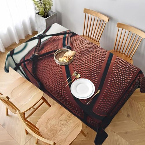 DCARSETCV Rechteckige Tischdecke mit Basketball-Motiv, bedruckt, 228 x 152 cm, waschbar, Tischdecke für Küche, Esszimmer, Hochzeit, Partys DCARSETCV Rechteckige Tischdecke mit Basketball-Motiv, bedruckt, 228 x 152 cm, waschbar, Tischdecke für Küche, Esszimmer, Hochzeit, Partys von DCARSETCV
