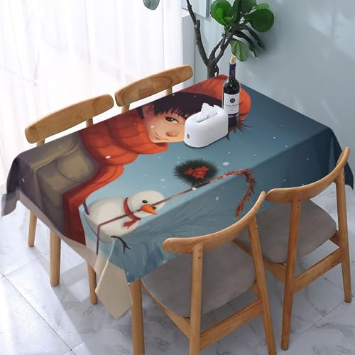 DCARSETCV Rechteckige Tischdecke mit Cartoon-Motiv, 183 x 137 cm, waschbar, Tischdecke für Küche, Esszimmer, Hochzeit, Partys DCARSETCV Rechteckige Tischdecke mit Cartoon-Motiv, 183 x 137 cm, waschbar, Tischdecke für Küche, Esszimmer, Hochzeit, Partys von DCARSETCV