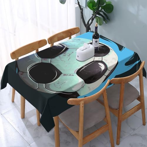 DCARSETCV Rechteckige Tischdecke mit Fußball-Motiv, 183 x 137 cm, Stoff-Tischdecke, waschbar, Tischdecke für Küche, Esszimmer, Dekoration, Hochzeitsfeiern DCARSETCV Rechteckige Tischdecke mit Fußball-Motiv, 183 x 137 cm, Stoff-Tischdecke, waschbar, Tischdecke für Küche, Esszimmer, Dekoration, Hochzeitsfeiern von DCARSETCV