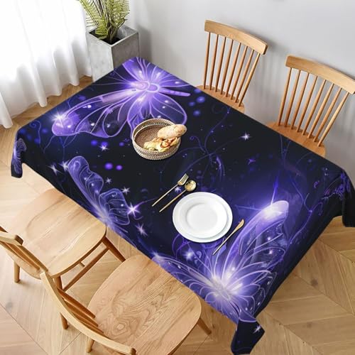DCARSETCV Rechteckige Tischdecke mit Hintergrund mit Nachtschmetterlingen, bedruckt, 228 x 152 cm, Stofftischdecke, waschbar, Tischdecke für Küche, Esszimmer, Dekoration, Hochzeitsfeiern DCARSETCV Rechteckige Tischdecke mit Hintergrund mit Nachtschmetterlingen, bedruckt, 228 x 152 cm, Stofftischdecke, waschbar, Tischdecke für Küche, Esszimmer, Dekoration, Hochzeitsfeiern von DCARSETCV