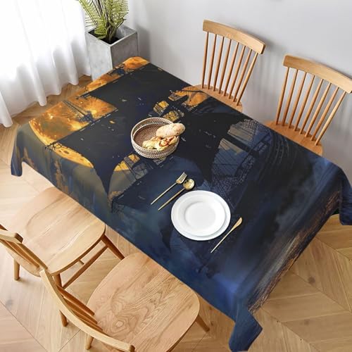 DCARSETCV Rechteckige Tischdecke mit Piraten-Segelboot-Motiv, bedruckt, 228 x 152 cm, Stoff-Tischdecke, waschbar, Tischdecke für Küche, Esszimmer, Dekoration, Hochzeitsfeiern DCARSETCV Rechteckige Tischdecke mit Piraten-Segelboot-Motiv, bedruckt, 228 x 152 cm, Stoff-Tischdecke, waschbar, Tischdecke für Küche, Esszimmer, Dekoration, Hochzeitsfeiern von DCARSETCV