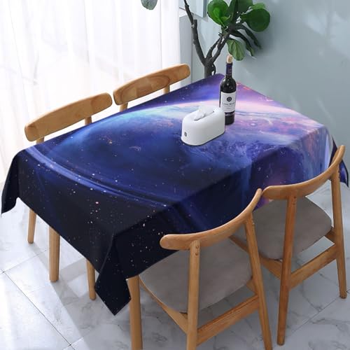 DCARSETCV Rechteckige Tischdecke mit Planetenmotiv, 183 x 137 cm, waschbar, Tischdecke für Küche, Esszimmer, Hochzeit, Partys DCARSETCV Rechteckige Tischdecke mit Planetenmotiv, 183 x 137 cm, waschbar, Tischdecke für Küche, Esszimmer, Hochzeit, Partys von DCARSETCV