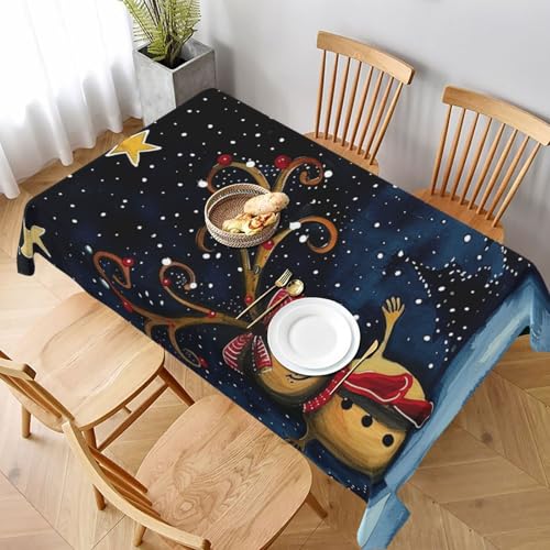 DCARSETCV Rechteckige Tischdecke mit Sternenhimmel-Motiv, bedruckt, 228 x 152 cm, waschbar, Tischdecke für Küche, Esszimmer, Hochzeit, Partys DCARSETCV Rechteckige Tischdecke mit Sternenhimmel-Motiv, bedruckt, 228 x 152 cm, waschbar, Tischdecke für Küche, Esszimmer, Hochzeit, Partys von DCARSETCV