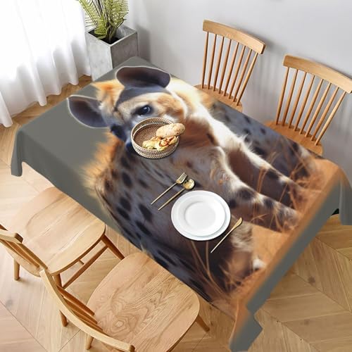 DCARSETCV Rechteckige Tischdecke mit Tiermotiven, bedruckt, 228 x 152 cm, waschbare Tischdecke für Küche, Esszimmer, Dekoration, Hochzeitsfeiern DCARSETCV Rechteckige Tischdecke mit Tiermotiven, bedruckt, 228 x 152 cm, waschbare Tischdecke für Küche, Esszimmer, Dekoration, Hochzeitsfeiern von DCARSETCV