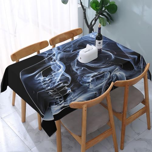 DCARSETCV Rechteckige Tischdecke mit Totenkopf-Motiv, 183 x 137 cm, Stoff-Tischdecke, waschbar, Tischdecke für Küche, Esszimmer, Dekoration, Hochzeitsfeiern DCARSETCV Rechteckige Tischdecke mit Totenkopf-Motiv, 183 x 137 cm, Stoff-Tischdecke, waschbar, Tischdecke für Küche, Esszimmer, Dekoration, Hochzeitsfeiern von DCARSETCV