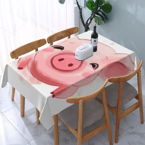 DCARSETCV Rechteckige Tischdecke mit niedlichen Cartoon-Tieren, 183 x 137 cm, Stoff-Tischdecke, waschbar, Tischdecke für Küche, Esszimmer, Dekoration, Hochzeitsfeiern DCARSETCV Rechteckige Tischdecke mit niedlichen Cartoon-Tieren, 183 x 137 cm, Stoff-Tischdecke, waschbar, Tischdecke für Küche, Esszimmer, Dekoration, Hochzeitsfeiern von DCARSETCV