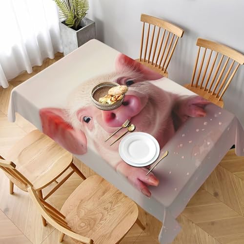 DCARSETCV Rechteckige Tischdecke mit niedlichen Haustieren, bedruckt, 228 x 152 cm, waschbar, Tischdecke für Küche, Esszimmer, Hochzeit, Partys DCARSETCV Rechteckige Tischdecke mit niedlichen Haustieren, bedruckt, 228 x 152 cm, waschbar, Tischdecke für Küche, Esszimmer, Hochzeit, Partys von DCARSETCV