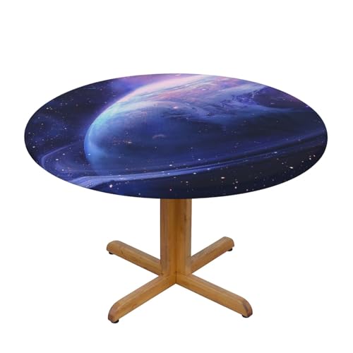 DCARSETCV Runde Tischdecke mit Planetenmotiv, mittelgroß, waschbar, Tischdecke mit elastischem Rand, für Küche, Esszimmer, Hochzeit, Partys DCARSETCV Runde Tischdecke mit Planetenmotiv, mittelgroß, waschbar, Tischdecke mit elastischem Rand, für Küche, Esszimmer, Hochzeit, Partys von DCARSETCV