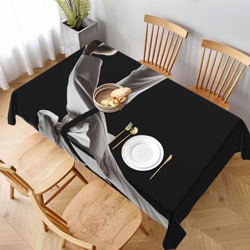 DCARSETCV Taekwondo Martial Arts Prin bedruckte rechteckige Tischdecke, 228 x 152 cm, Stoff-Tischdecke, waschbare Tischdecke für Küche, Esszimmer, Dekoration, Hochzeitsfeiern DCARSETCV Taekwondo Martial Arts Prin bedruckte rechteckige Tischdecke, 228 x 152 cm, Stoff-Tischdecke, waschbare Tischdecke für Küche, Esszimmer, Dekoration, Hochzeitsfeiern von DCARSETCV