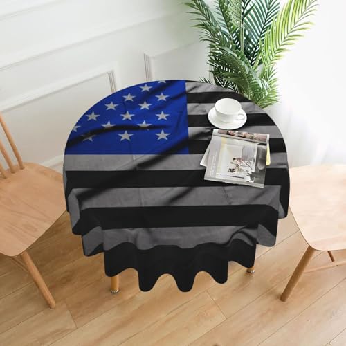 DCARSETCV Tischdecke, Motiv: USA-Flagge, bedruckt, rund, 152,4 cm, waschbar, Tischdecke für Küche, Esszimmer, Hochzeit, Partys DCARSETCV Tischdecke, Motiv: USA-Flagge, bedruckt, rund, 152,4 cm, waschbar, Tischdecke für Küche, Esszimmer, Hochzeit, Partys von DCARSETCV