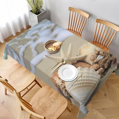 DCARSETCV Tischdecke, bedruckt, rechteckig, 228 x 152 cm, waschbar, Tischdecke für Küche, Esszimmer, Hochzeit, Partys DCARSETCV Tischdecke, bedruckt, rechteckig, 228 x 152 cm, waschbar, Tischdecke für Küche, Esszimmer, Hochzeit, Partys von DCARSETCV