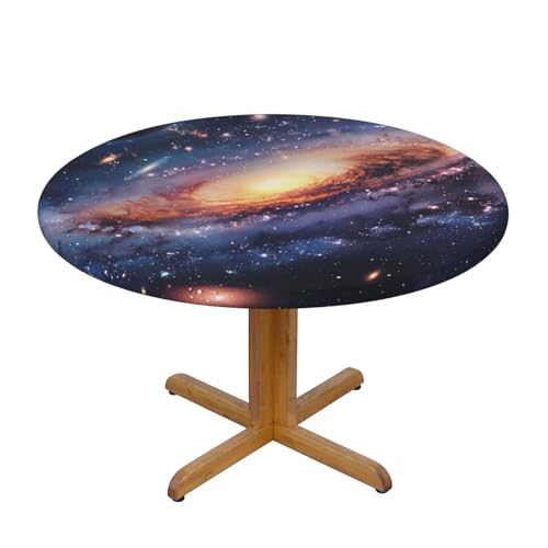 DCARSETCV Universe Galaxy Weltall bedruckte runde Tischdecke, kleine Größe, Stofftischdecke, waschbar, Tischdecke mit elastischem Rand, für Küche, Esszimmer, Hochzeit, Partys DCARSETCV Universe Galaxy Weltall bedruckte runde Tischdecke, kleine Größe, Stofftischdecke, waschbar, Tischdecke mit elastischem Rand, für Küche, Esszimmer, Hochzeit, Partys von DCARSETCV