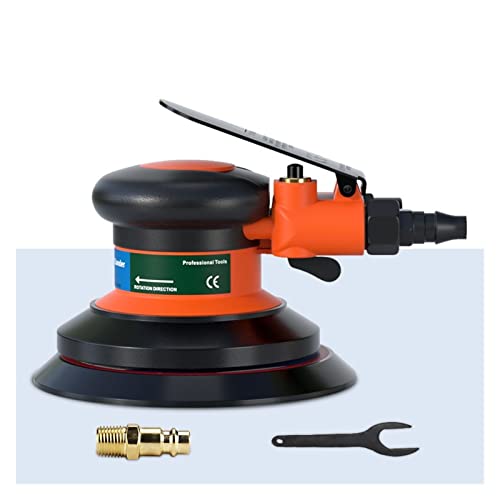 Handbetriebener pneumatischer Exzenterschleifer, 125 mm / 150 mm Vakuum-Exzenter-Polier- / Schleifmaschine, pneumatische Werkzeuge for Boot, Auto, Polieren und Wachsen(5 In Sander) von DCDCD