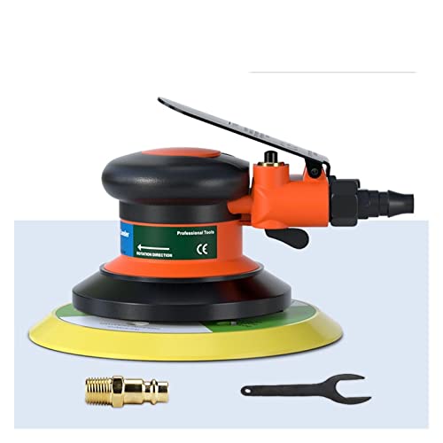Handbetriebener pneumatischer Exzenterschleifer, 125 mm / 150 mm Vakuum-Exzenter-Polier- / Schleifmaschine, pneumatische Werkzeuge for Boot, Auto, Polieren und Wachsen(6 In Sander) von DCDCD