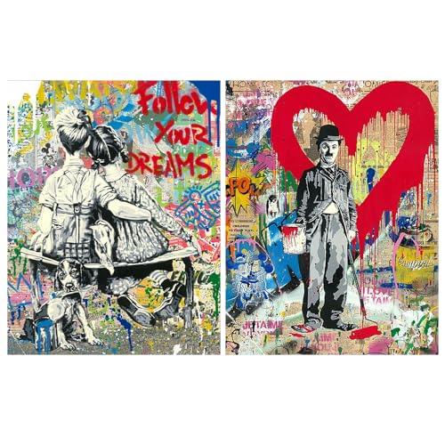 DCIDBEI 2xDiamond Painting Art Painting Follow Your Dreams 40 x 50 cm Diamond Painting Liebesherz Diamond Painting Pop Art Heart Love Diamond Painting Graffiti Street Glitter Puzzle Rhinestone Glitter DCIDBEI 2xDiamond Painting Art Painting Follow Your Dreams 40 x 50 cm Diamond Painting Liebesherz Diamond Painting Pop Art Heart Love Diamond Painting Graffiti Street Glitter Puzzle Rhinestone Glitter von DCIDBEI