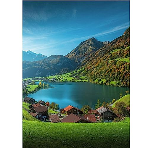 DCIDBEI 40 x 50 CM Diamond Painting Landschaft Berge für Erwachsene, 5D Puzzle Diamant Blauer See, Quadrat DIY Diamant Malerei, Wohnzimmer-Büro-Dekoration, Kristall Handwerk Kunst, Dolomiten DCIDBEI 40 x 50 CM Diamond Painting Landschaft Berge für Erwachsene, 5D Puzzle Diamant Blauer See, Quadrat DIY Diamant Malerei, Wohnzimmer-Büro-Dekoration, Kristall Handwerk Kunst, Dolomiten von DCIDBEI
