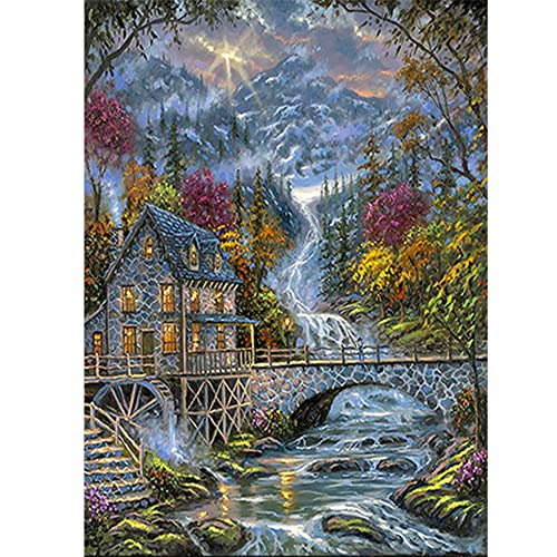 DCIDBEI 40x50CM 5D DIY Quadrat Diamant-Stickerei Wasserfall, Diamant-Malerei Landschaft ländlich Diamond Painting Berge,Leinwan Diamant Kunsthandwerk Mosaik Erwachsene Deko | Yamanaka-Hütte DCIDBEI 40x50CM 5D DIY Quadrat Diamant-Stickerei Wasserfall, Diamant-Malerei Landschaft ländlich Diamond Painting Berge,Leinwan Diamant Kunsthandwerk Mosaik Erwachsene Deko | Yamanaka-Hütte von DCIDBEI