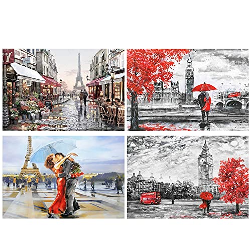 DCIDBEI 4pcs Diamond Painting Landschaft 50x40 cm Diamant Painting Bilder Landschaften Romantisch Malen nach Zahlen Abstrakt Erwachsene Diamond Painting London Diamond Painting Eiffelturm Paris DCIDBEI 4pcs Diamond Painting Landschaft 50x40 cm Diamant Painting Bilder Landschaften Romantisch Malen nach Zahlen Abstrakt Erwachsene Diamond Painting London Diamond Painting Eiffelturm Paris von DCIDBEI
