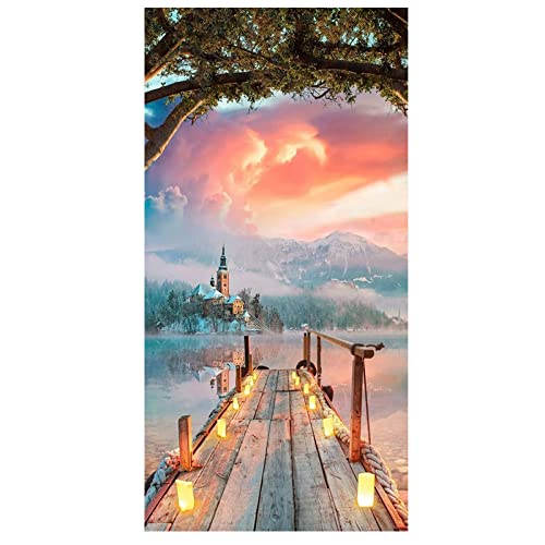 DCIDBEI 50 x 110 cm Diamond Painting Großes Format Landschaft 5D malen nach zahlen Runde für Kreuzstich Handwerk Wohnzimmer Eingangsdekor Wanddekoration, Brücke bei Sonnenuntergang DCIDBEI 50 x 110 cm Diamond Painting Großes Format Landschaft 5D malen nach zahlen Runde für Kreuzstich Handwerk Wohnzimmer Eingangsdekor Wanddekoration, Brücke bei Sonnenuntergang von DCIDBEI