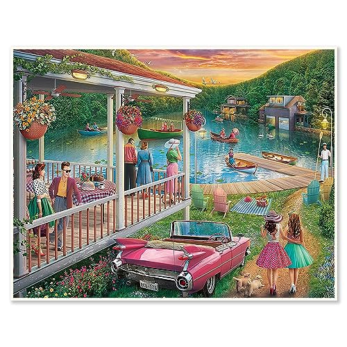 DCIDBEI 50 x 40 cm Runde Diamant Malerei Villa am See, Diamond Painting Landschaft Berge, Leinwand Diamant Reise für Kinder || Dekoration für Wohnzimmer Mosaik Handwerk Erwachsene DCIDBEI 50 x 40 cm Runde Diamant Malerei Villa am See, Diamond Painting Landschaft Berge, Leinwand Diamant Reise für Kinder || Dekoration für Wohnzimmer Mosaik Handwerk Erwachsene von DCIDBEI