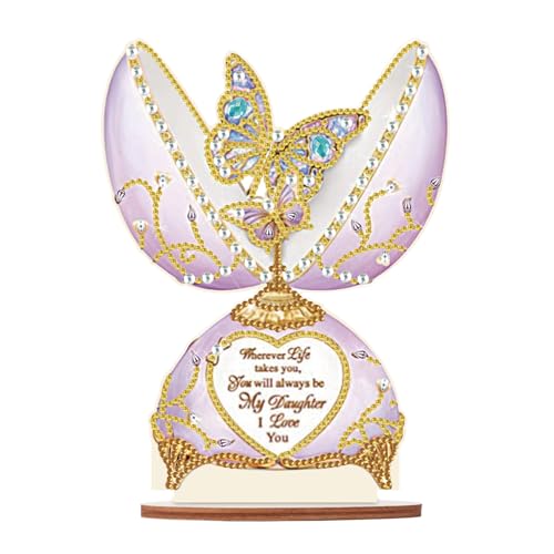 DCIDBEI 5D DIY Diamond Painting Tiere Deko Schmetterling 12x21 cm Diamant Malerei Tischdeko Diamond PaintingOrnament Diamant Painting Tischdekoration Malen nach Zahlen Ornamente Kinder Geschenk von DCIDBEI