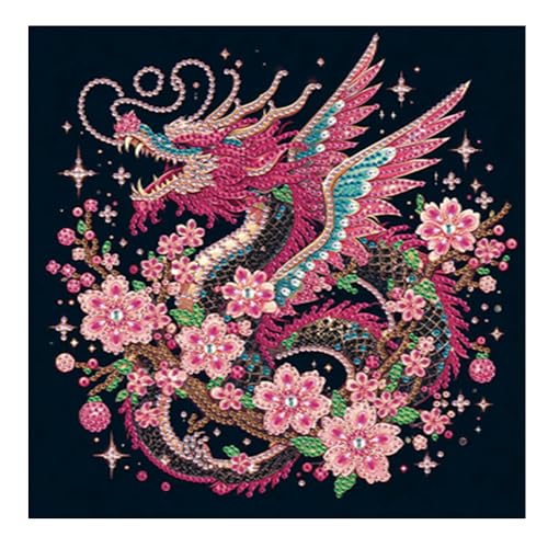 DCIDBEI 5D Special Shape Diamant Malerei Kits Drachen 30x30 cm Perlenstickerei Bilder Drachen Kreuzstich Kunst Handwerk Diamant für Home Wall Wanddekoration Bilder Basteln Erwachsene Tier Drachen DCIDBEI 5D Special Shape Diamant Malerei Kits Drachen 30x30 cm Perlenstickerei Bilder Drachen Kreuzstich Kunst Handwerk Diamant für Home Wall Wanddekoration Bilder Basteln Erwachsene Tier Drachen von DCIDBEI