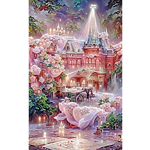 DCIDBEI Ai 3D Diamond Painting Landschaft 40x60cm Set DIY Cross Stitch Stickerei Malerei Kits Malen Nach Zahlen Square Drill Diamond Painting Schloss Landschaft Rose Schloss Hochzeitsschloss DCIDBEI Ai 3D Diamond Painting Landschaft 40x60cm Set DIY Cross Stitch Stickerei Malerei Kits Malen Nach Zahlen Square Drill Diamond Painting Schloss Landschaft Rose Schloss Hochzeitsschloss von DCIDBEI
