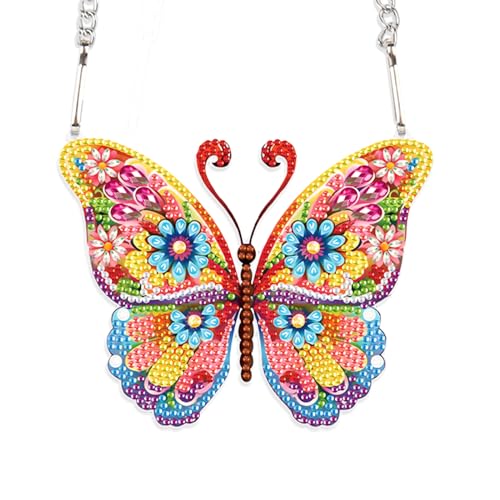 DCIDBEI DIY 5D Diamant Painting Anhänger mit Kette Schmetterling15x15cm Diamond Painting Wandbehang Schmetterling Diamant Malerei Pendant Plakette Haustürschild Wandschild für Anfänger Veranda Fenster DCIDBEI DIY 5D Diamant Painting Anhänger mit Kette Schmetterling15x15cm Diamond Painting Wandbehang Schmetterling Diamant Malerei Pendant Plakette Haustürschild Wandschild für Anfänger Veranda Fenster von DCIDBEI