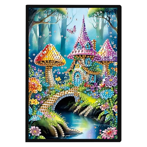 DCIDBEI DIY A5 Blanko Notizbücher Diamant Malerei Diamond Painting Notizbuch Pilzhaus Stickerei Kreuzstich Schule Schreibwaren Tagebuch Sketchbook A5 Skizzenbuch Geburtstag Cottage DCIDBEI DIY A5 Blanko Notizbücher Diamant Malerei Diamond Painting Notizbuch Pilzhaus Stickerei Kreuzstich Schule Schreibwaren Tagebuch Sketchbook A5 Skizzenbuch Geburtstag Cottage von DCIDBEI