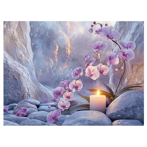 DCIDBEI DIY Diamant Malerei Orchideen 50x40cm Malen nach Zahlen Erwachsene Orchideen Kerze Leinwand Diamond Painting Bilder Landschaft Zen Diamond Craft Buddy Crystal Art Kreuzstich Stickerei Blumen DCIDBEI DIY Diamant Malerei Orchideen 50x40cm Malen nach Zahlen Erwachsene Orchideen Kerze Leinwand Diamond Painting Bilder Landschaft Zen Diamond Craft Buddy Crystal Art Kreuzstich Stickerei Blumen von DCIDBEI