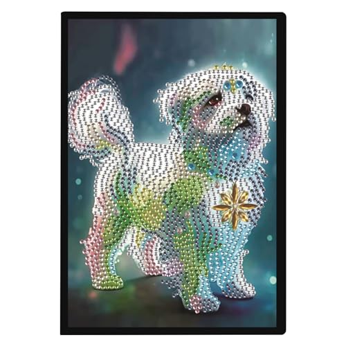DCIDBEI DIY Diamond Painting Notizbuch Hund A5 Blanko 12 Tierkreiszeichen Diamant Malerei Tagebuch Skizzenbuch Buchen Strass Handwerk Diamond Painting Notizheft Kinder Studenten Geschenk 50 Blätter DCIDBEI DIY Diamond Painting Notizbuch Hund A5 Blanko 12 Tierkreiszeichen Diamant Malerei Tagebuch Skizzenbuch Buchen Strass Handwerk Diamond Painting Notizheft Kinder Studenten Geschenk 50 Blätter von DCIDBEI